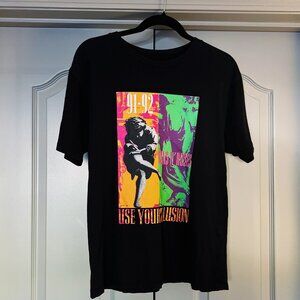 🎸 Guns N’ Roses Use Your Illusion Tour Tee Double Sided | Band Shirt | Size S